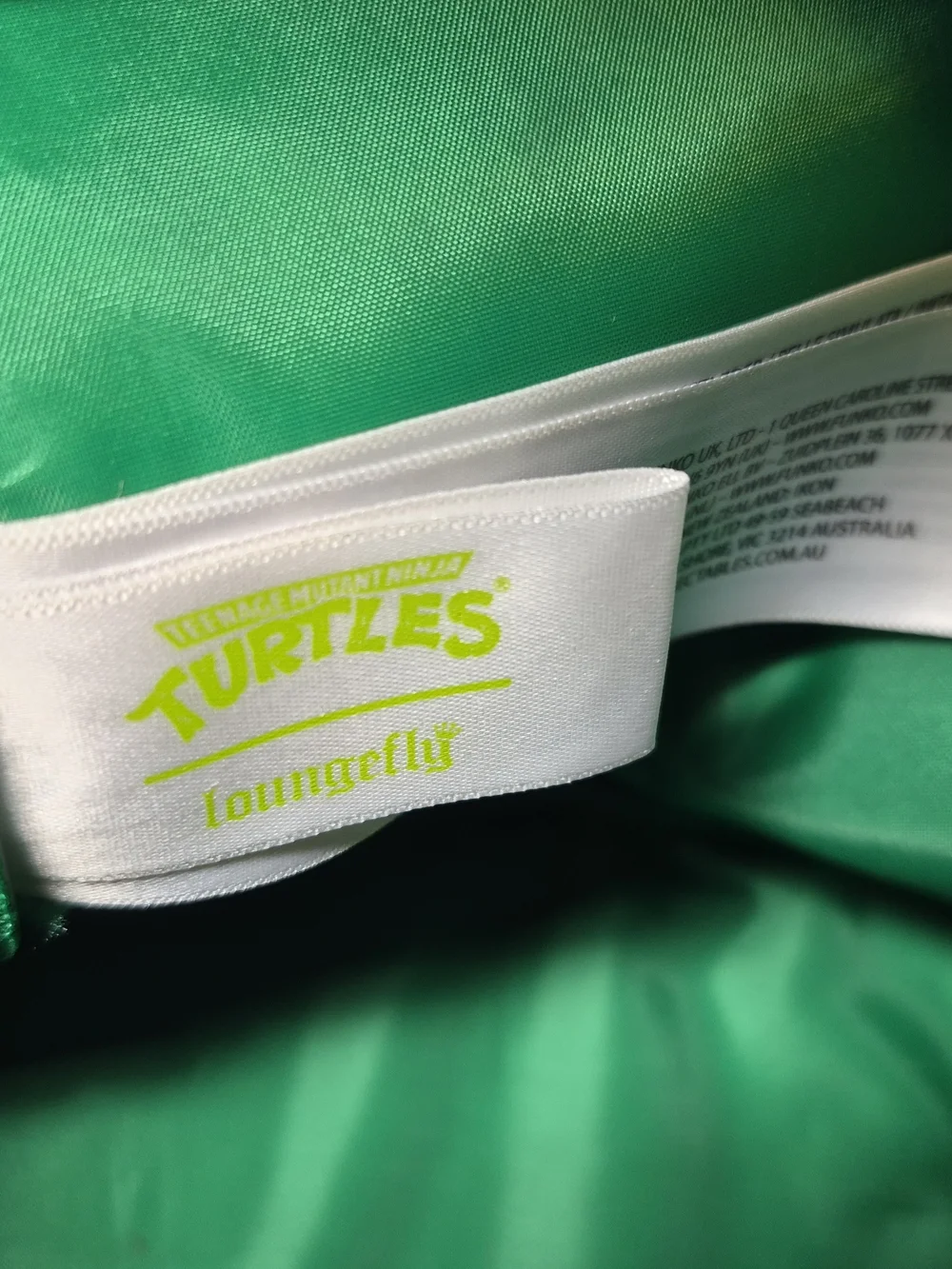 Loungefly Funko Green Teenage Mutant Ninja Turtles Mini Backpack